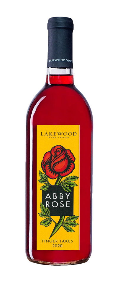 Abby Rose 2020 wine bottle