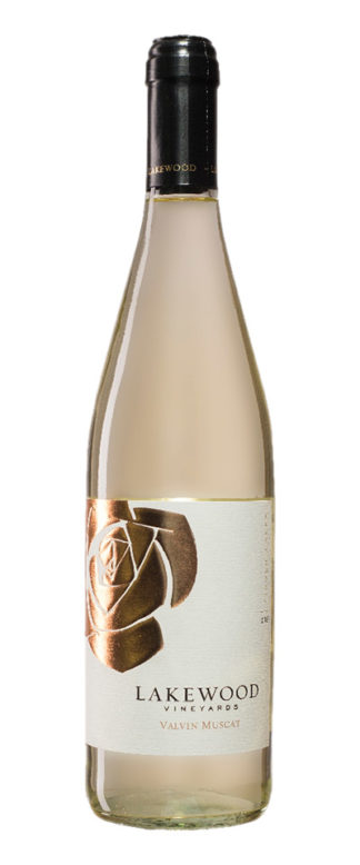 Valvin Muscat wine bottle