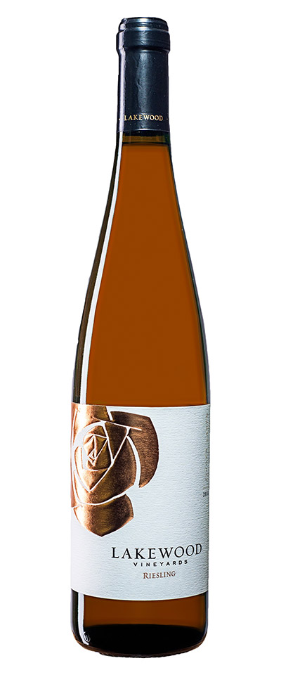 2016 Riesling wine bottle