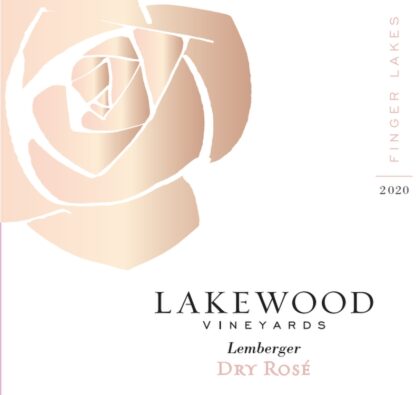 2020 Lemberger Dry Rose wine label front
