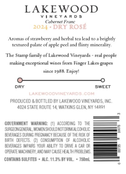 2024 Cabernet Franc Dry Rosé - Image 3